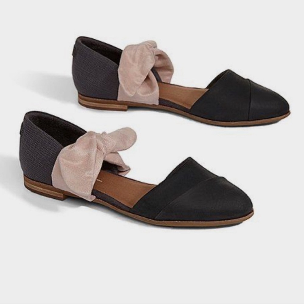 Toms Jutti D’orsay Bow Flats